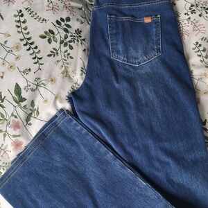 HALARA Women Deep Blue Flare Jeans